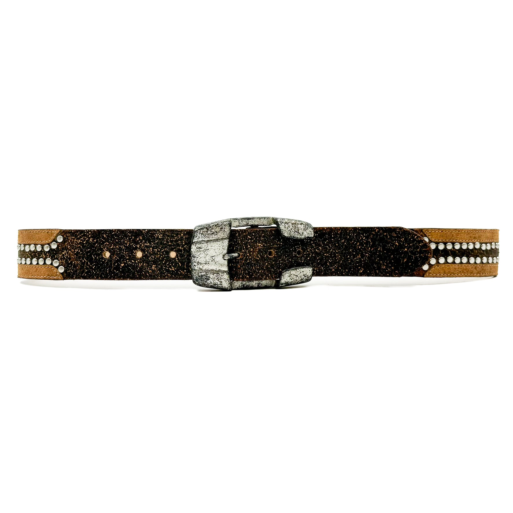 italy製　diesel studs design leather belt Diesel Women Logo Stud Belt 80Cm/Made In Italy/18 340 Yen