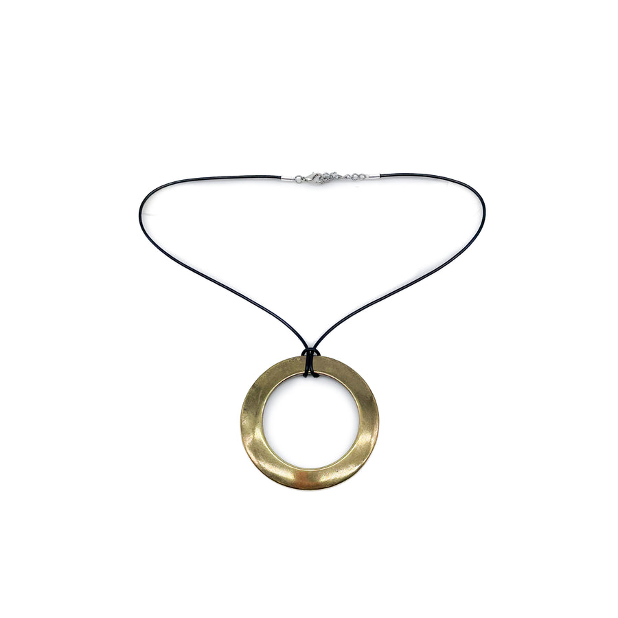 Zara Necklace - Brass Pendant Jewelry - Streets Ahead