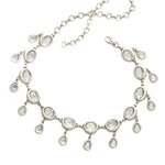 Lennon - Silver Crystal Italian Chain Belt - Streets Ahead