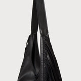 Stevie Fringe Hobo Black Leather