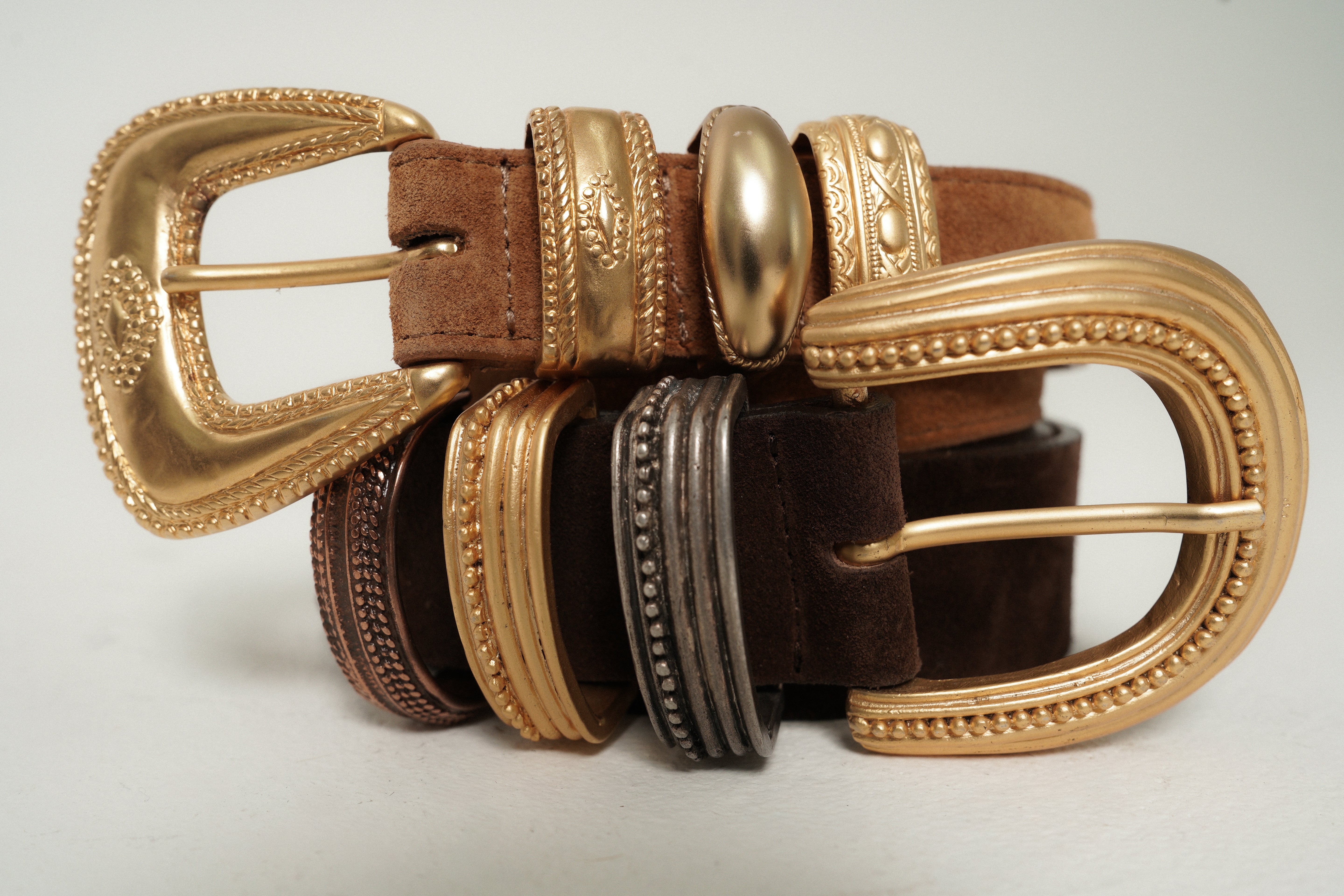 Ceinture camel cuir boucle dorée Ceinture camel cuir boucle dorée