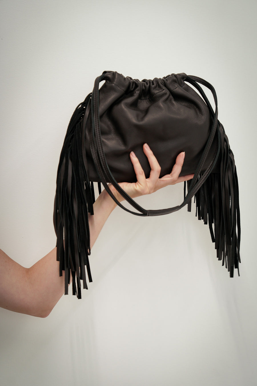 Diana Fringe Bag Black