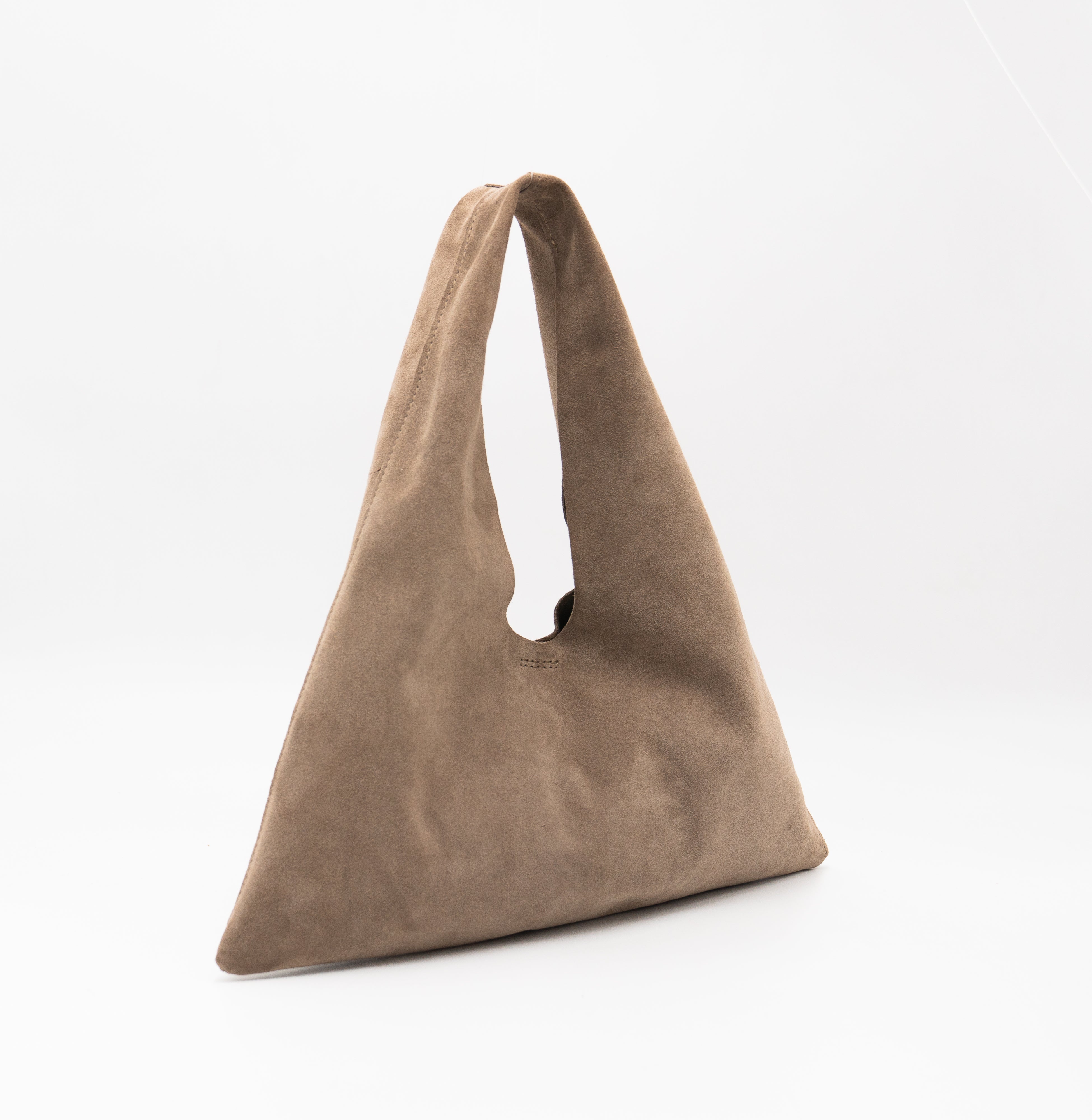 Mila Mini - Taupe Suede - handbag - StreetsAheadInc