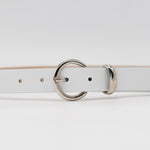Kya Belt - Chic Pyramid Hardware Belt On Smooth Italian Leather - Streets Ahead