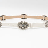Iris Belt - Western Concho Leather Belt - Streets Ahead