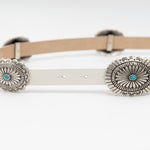 Iris Belt - Western Concho Leather Belt - Streets Ahead