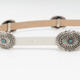 Iris Belt - Western Concho Leather Belt - Streets Ahead