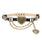 Mia Heart Belt - Statement Brass Heart Belt Black Leather - Streets Ahead