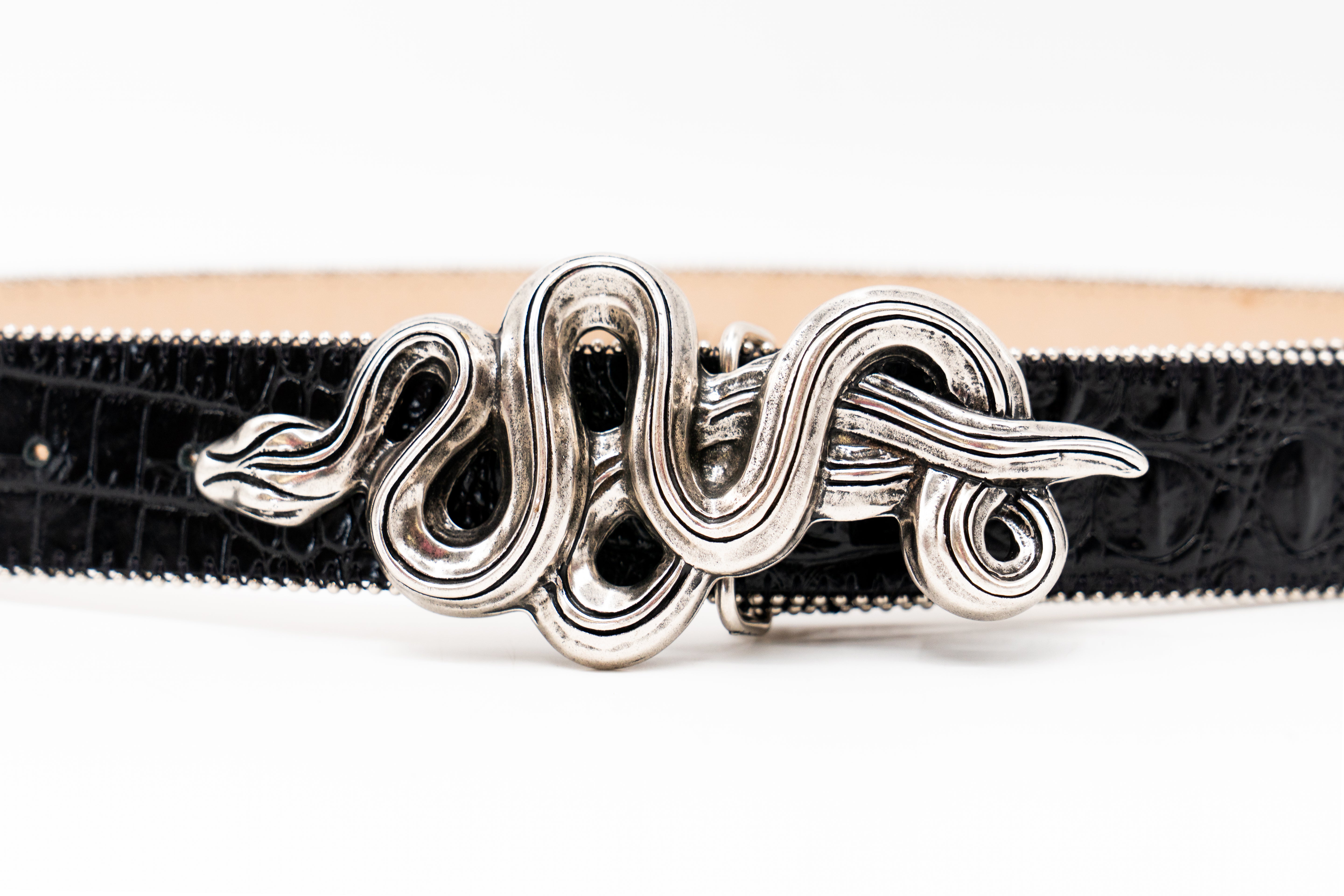 Kenna Snake Belt - belt - StreetsAheadInc
