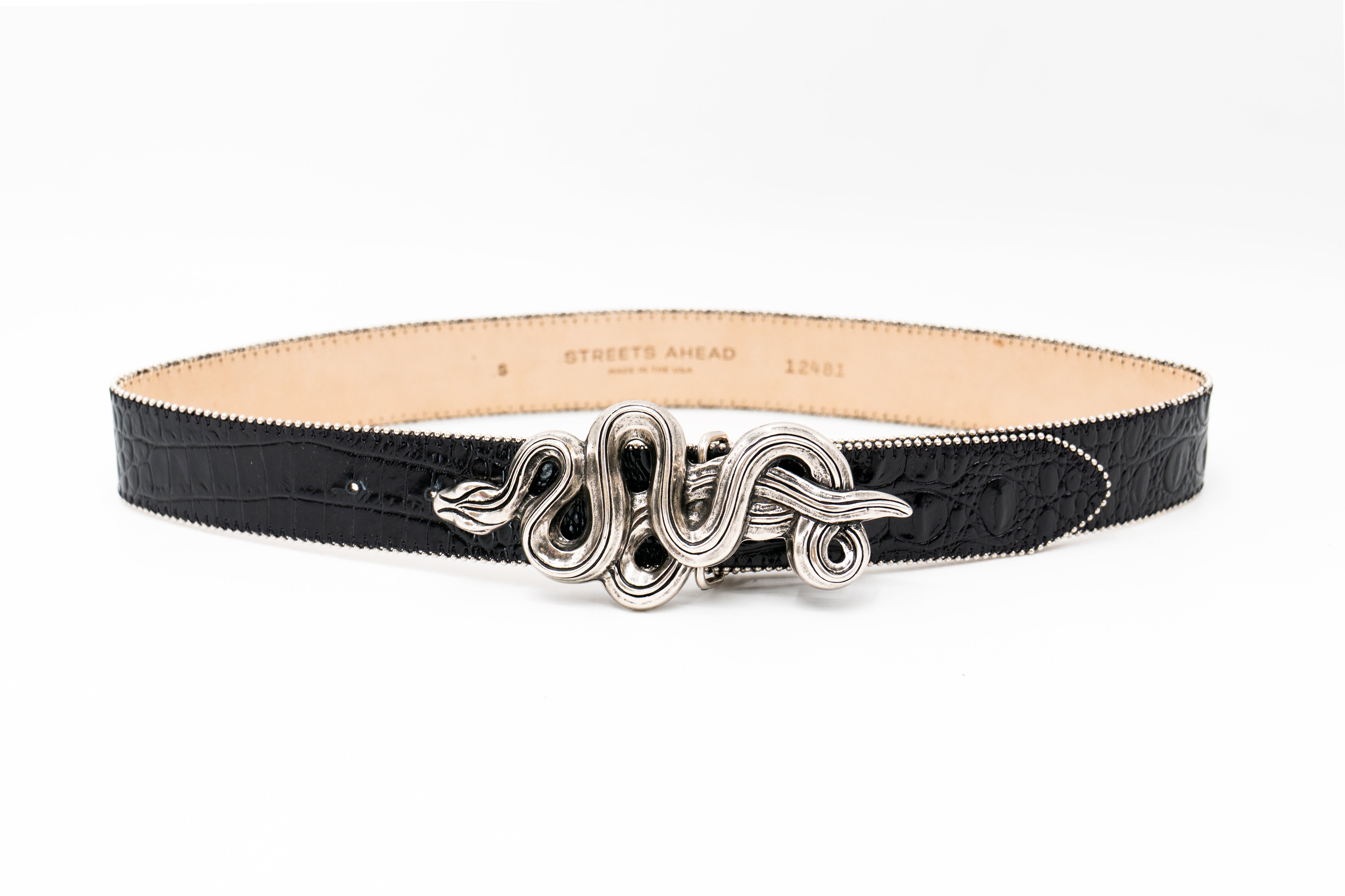 Kenna Snake Belt - belt - StreetsAheadInc