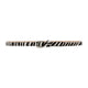 Narrow zebra print Italian calf hair leather belt with silver buckle - Streets Ahead