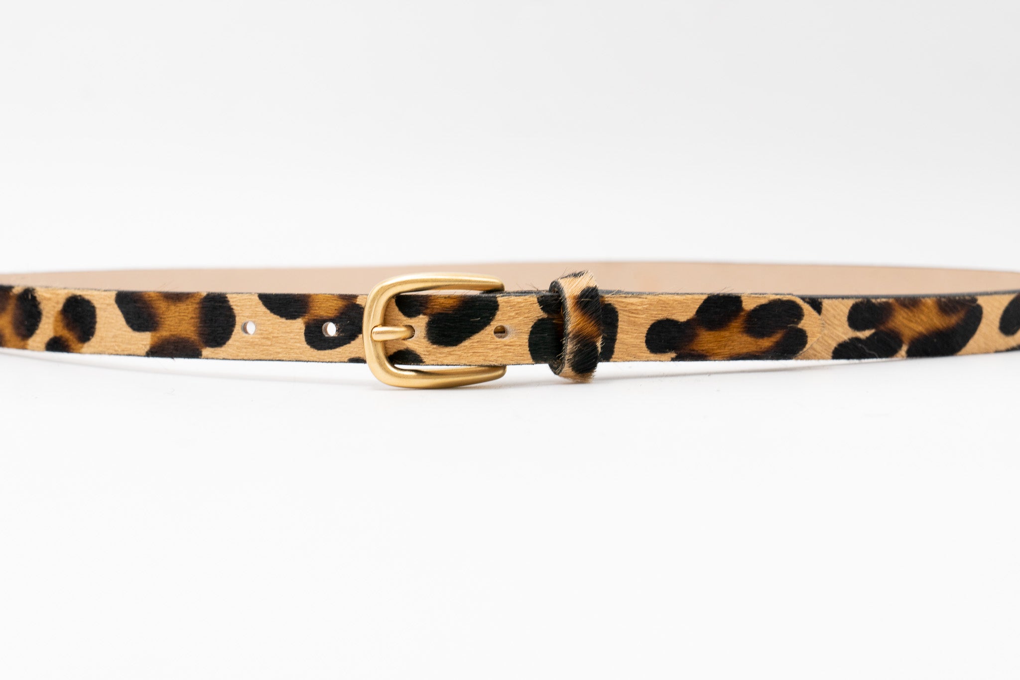 Sera Belt - Leopard Calf Hair - [description] - StreetsAheadInc
