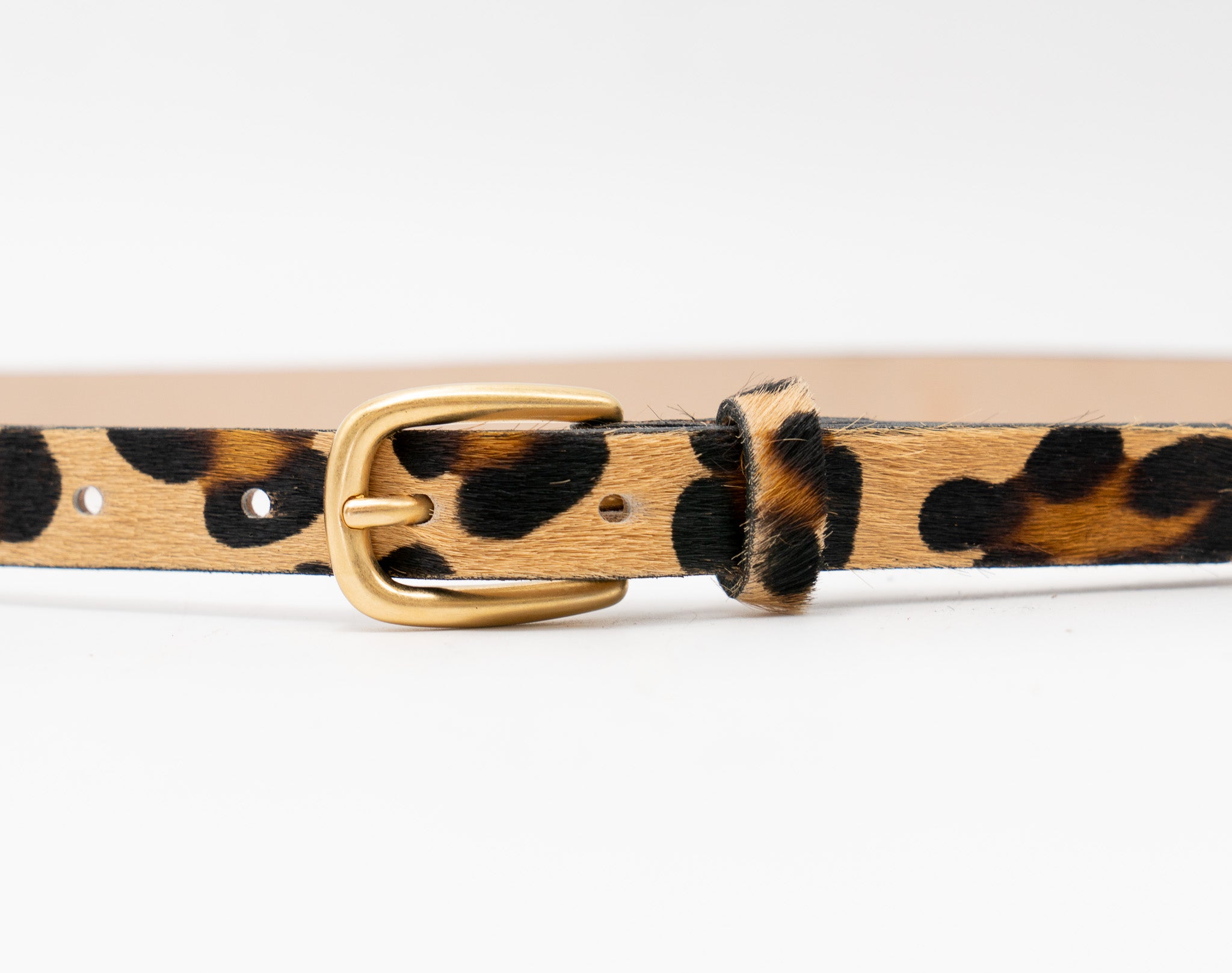 Sera Belt - Leopard Calf Hair - [description] - StreetsAheadInc