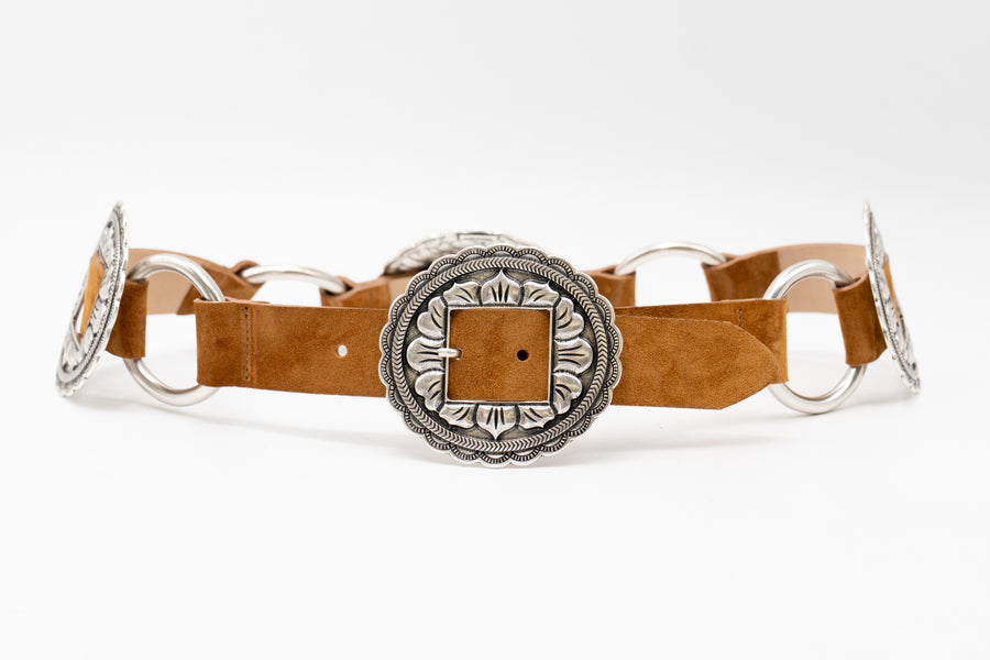 Lilienne Belt - Silver Buckle Set