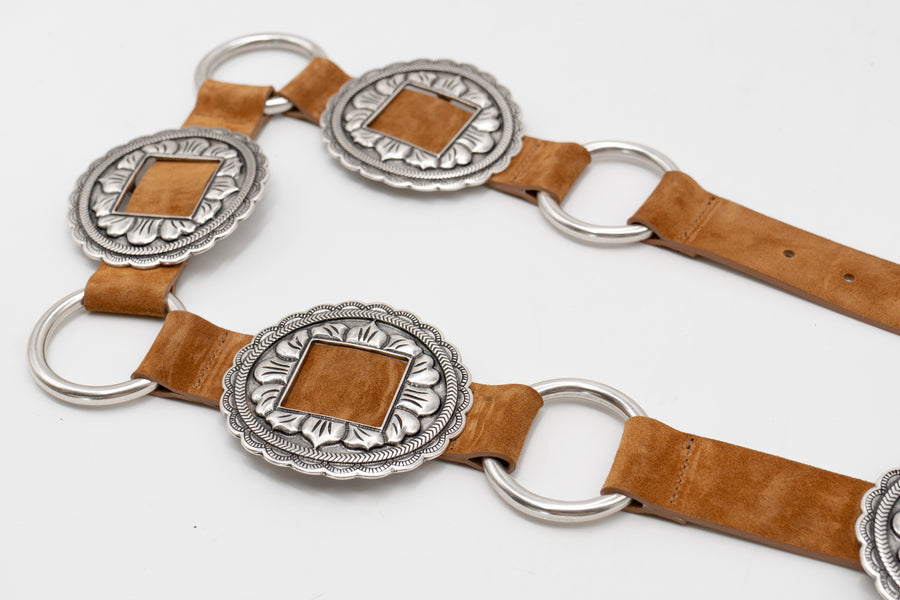Lilienne Belt - Silver Buckle Set