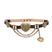 Mia Heart Belt - Brass - [description] - StreetsAheadInc