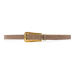 Bria Belt - Cappuccino Croc Embossed - [description] - StreetsAheadInc