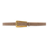 Bria Belt - Cappuccino Croc Embossed - [description] - StreetsAheadInc