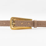 Bria Belt - Cappuccino Croc Embossed - [description] - StreetsAheadInc