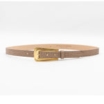 Bria Belt - Cappuccino Croc Embossed - [description] - StreetsAheadInc