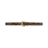 Roxy Belt - Taupe Zebra Calf Hair