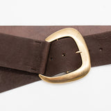 Marlowe Belt - Coffee Italian Leather