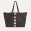Gaia Tote Bag Coffee Nubuck - [description] - StreetsAheadInc