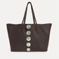 Gaia Tote Bag Coffee Nubuck - [description] - StreetsAheadInc