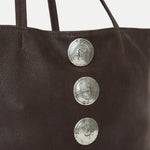 Gaia Tote Bag Coffee Nubuck - [description] - StreetsAheadInc