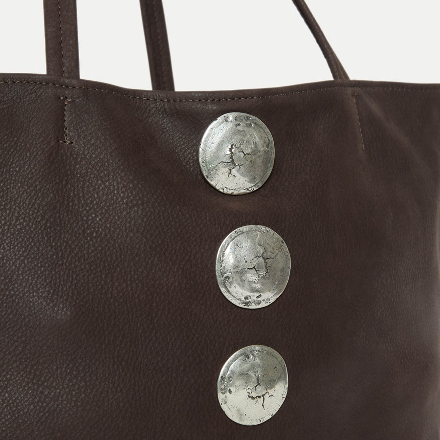 Gaia Tote Bag Coffee Nubuck