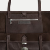 Gaia Tote Bag Coffee Nubuck - [description] - StreetsAheadInc