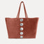 Gaia Tote Bag Rust Suede - [description] - StreetsAheadInc