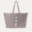 Gaia Tote Bag Grey Suede - [description] - StreetsAheadInc