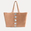 Gaia Tote Bag Cappuccino Suede - [description] - StreetsAheadInc