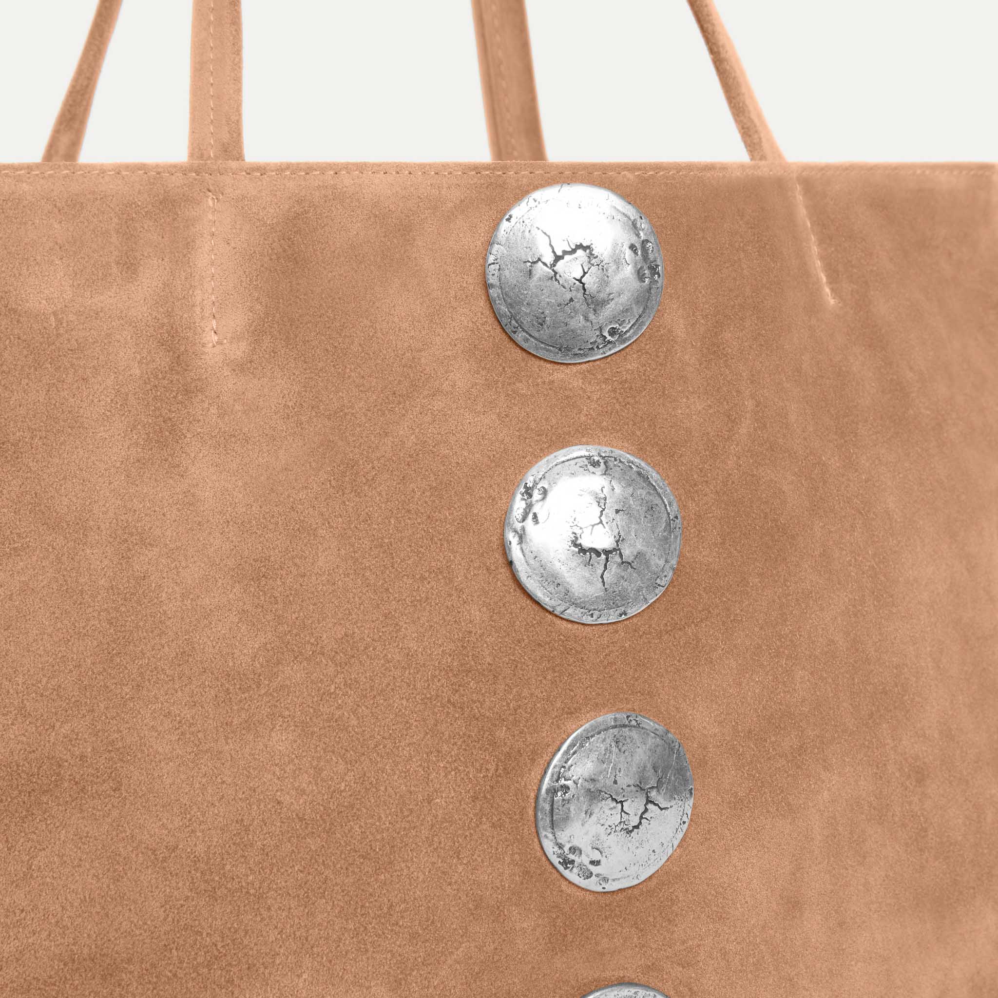 Gaia Tote Bag Cappuccino Suede - [description] - StreetsAheadInc