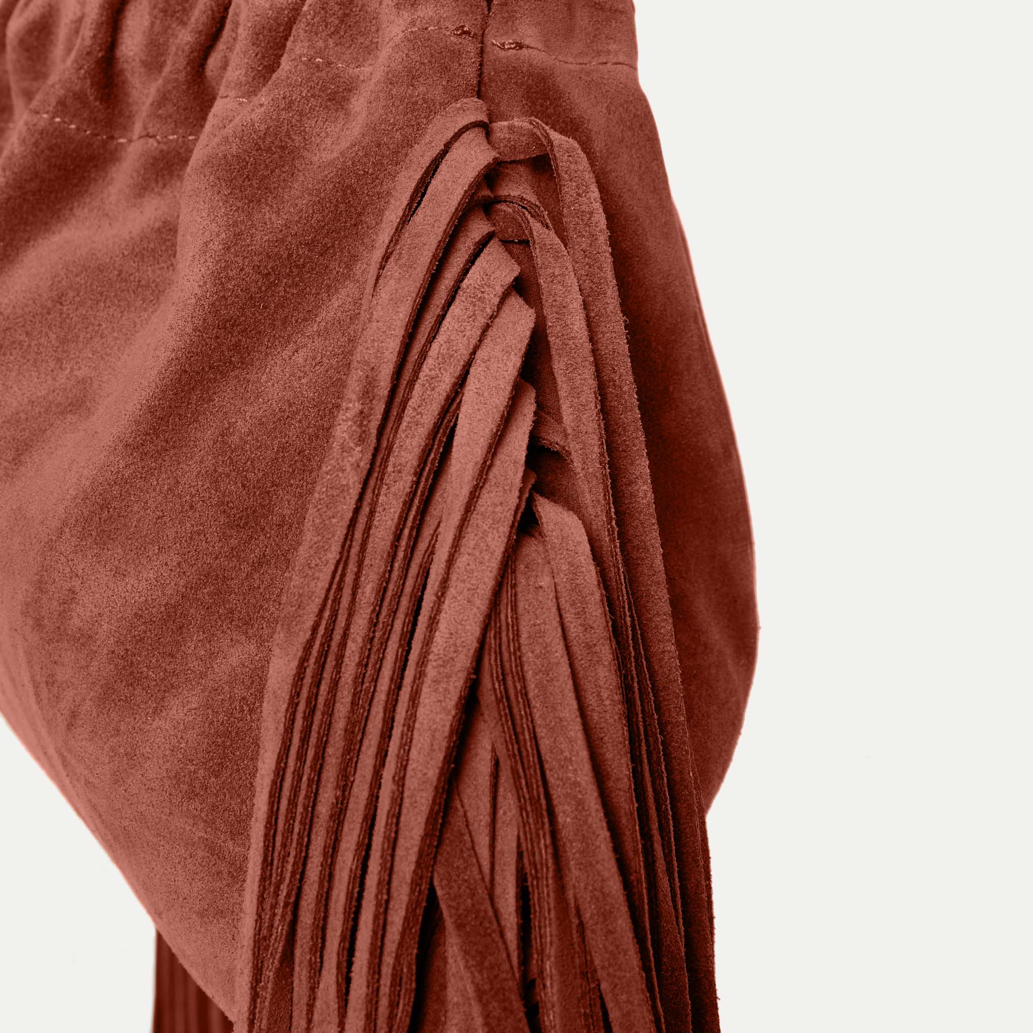 Diana Fringe Bag Rust Suede - [description] - StreetsAheadInc