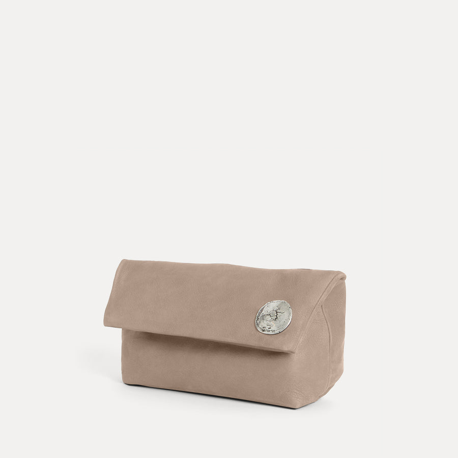 Vesta Clutch Taupe Nubuck