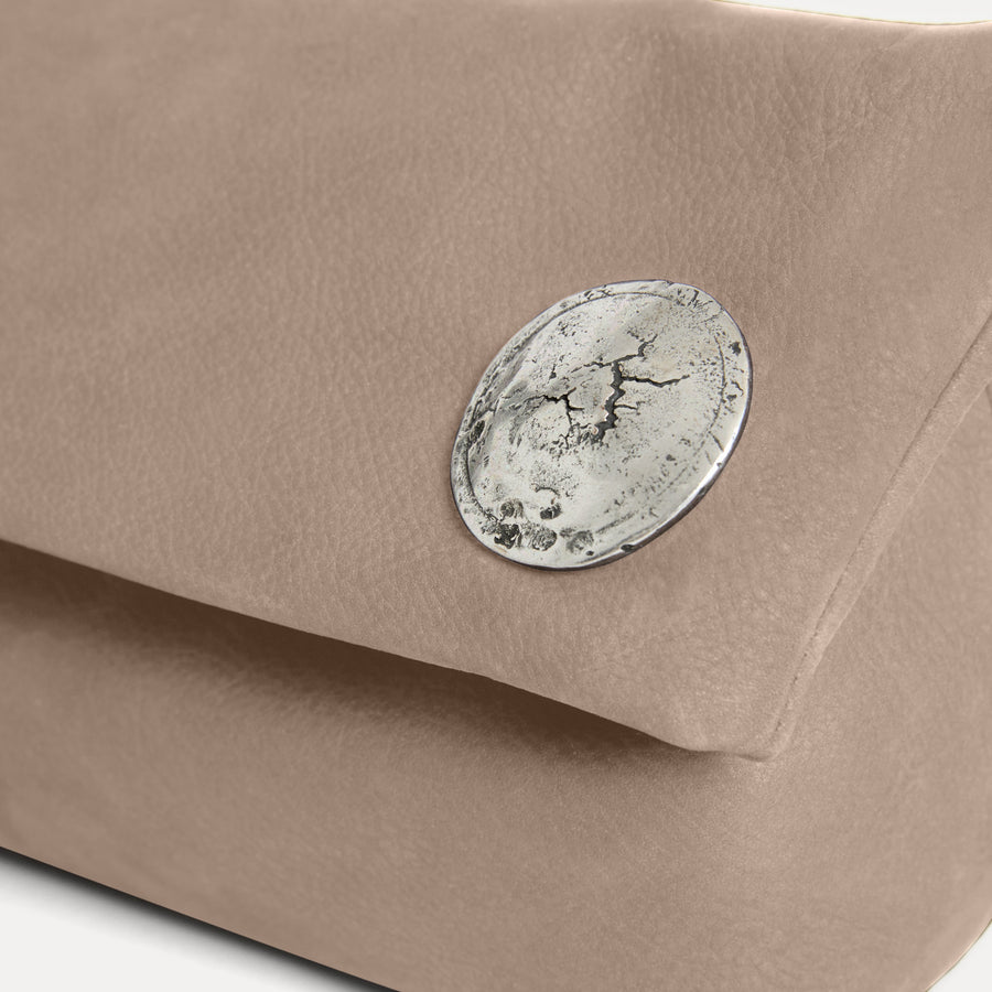 Vesta Clutch Taupe Nubuck