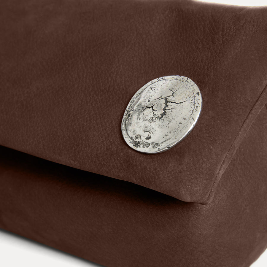 Vesta Clutch Chocolate Nubuck