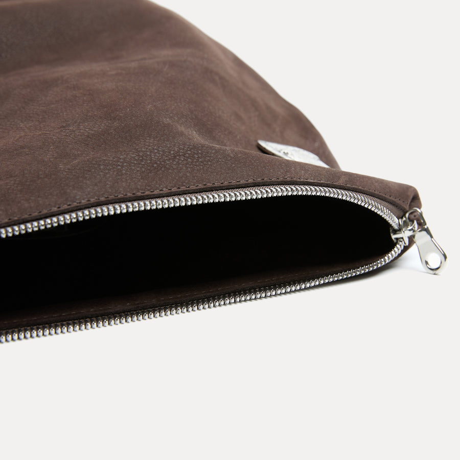 Vesta Clutch Coffee Nubuck