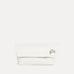 Vesta Clutch in off-white Italian leather, foldover design with zipper closure, Streets Ahead