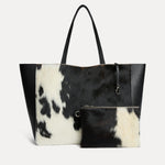 Savannah Tote - Natural Cowhide - [description] - StreetsAheadInc
