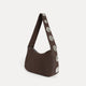 Athena Shoulder Bag Coffee Nubuck - [description] - StreetsAheadInc