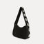 Athena Shoulder Bag Black Nubuck - [description] - StreetsAheadInc