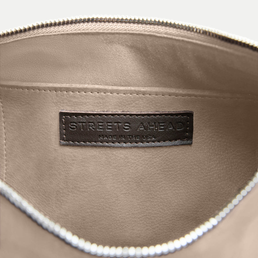 Athena Shoulder Bag Taupe Nubuck
