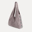 Rhea Hobo Bag Grey Suede - [description] - StreetsAheadInc