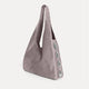 Rhea Hobo Bag Grey Suede - [description] - StreetsAheadInc