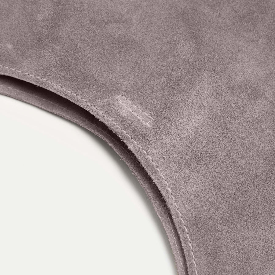 Rhea Hobo Bag Grey Suede
