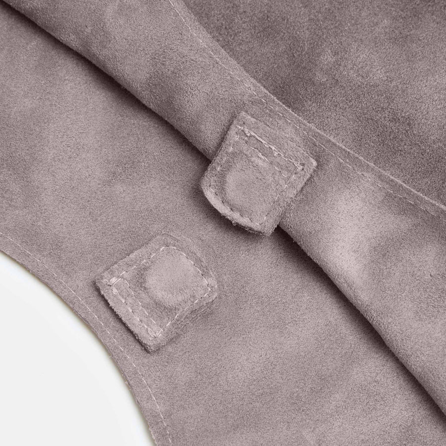 Rhea Hobo Bag Grey Suede