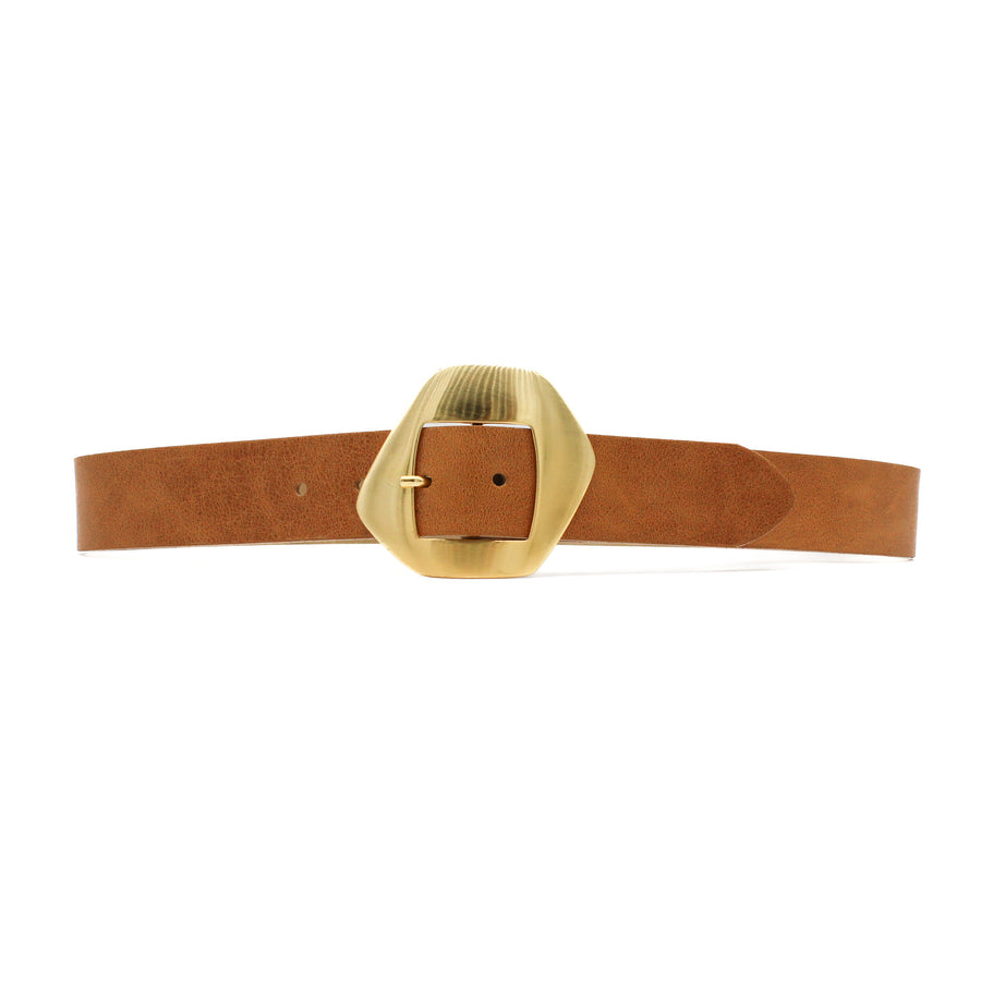 Sophia Leather Belt - Tan